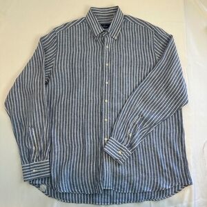 Arnau Men’s XL Long Sleeve Button-down Linen Shirt